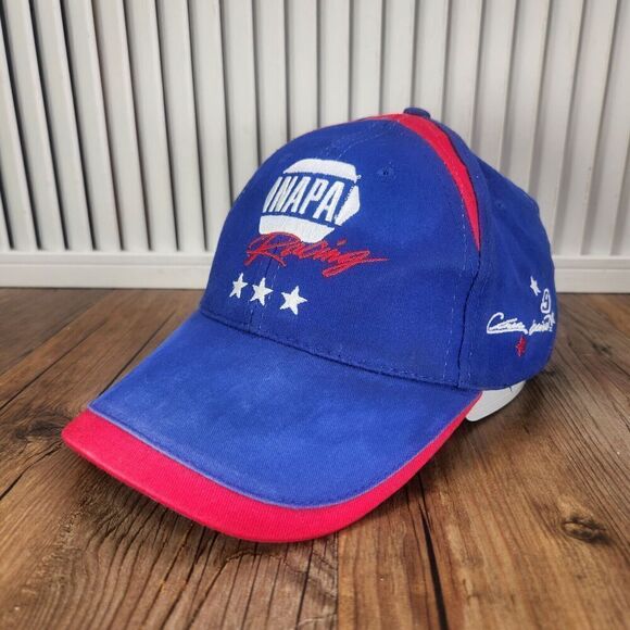 NAPA Racing Hat Cap Strap Back Blue Fallen Heros Fund #9 #28fc Cars Track Mens - Picture 1 of 11